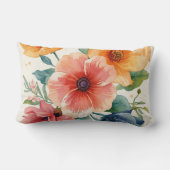 Sunny Sunflowers  ランバークッション (裏面)