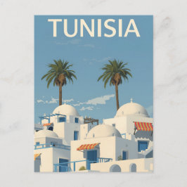 Sunny Tunisia Coastal View ポストカード