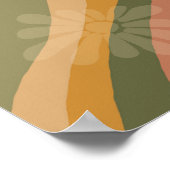 Sunny Vibes Patchwork ポスター (角)