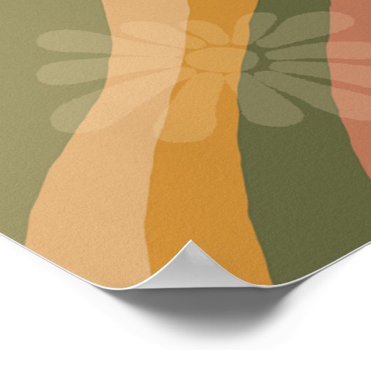 Sunny Vibes Patchwork ポスター (角)