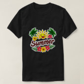 Sunny Vibes Summer T-Shirt Tシャツ (デザイン正面)