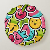 Sunny Vibes – Your Summer Store ☀️🏖️ ラウンドクッション (裏面)