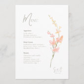 Sunny Wildflower結婚の縁どID1023 メニュー (正面)