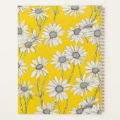 Sunny Yellow and White Daisies プランナー手帳 (裏面)