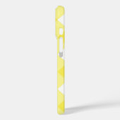 Sunny Yellow Gingham Monogram Case-Mate iPhoneケース (裏面 / 左)