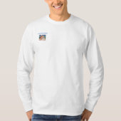 Sunnybeachmanの長い袖のウミガメのTシャツ Tシャツ (正面)