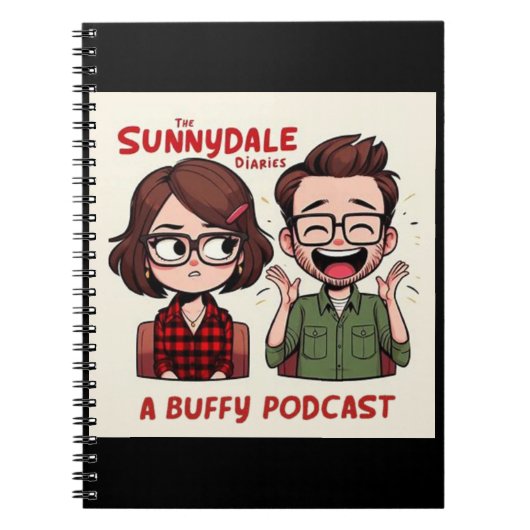 Sunnydale Diaries Podcast Logo Notebook ノートブック (正面)