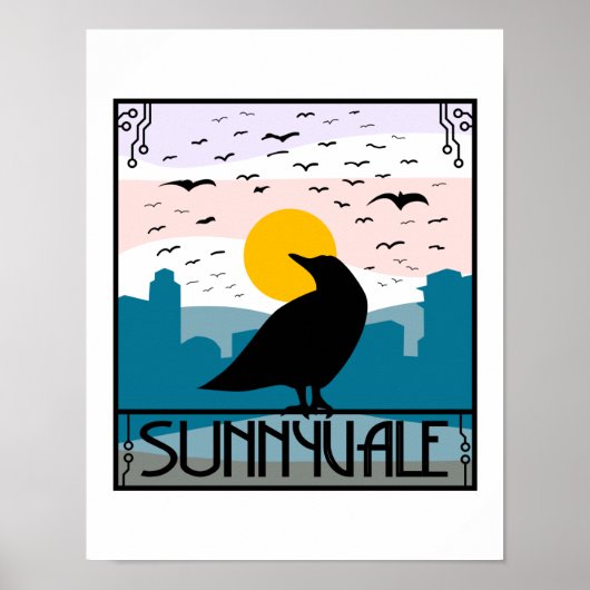 Sunnyvale Crow Poster ポスター (正面)