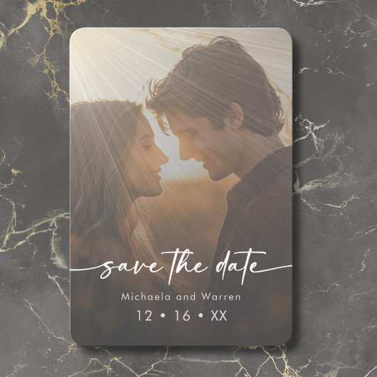 Sunrays ミニマルモダン Photo日付の保存 セーブザデート