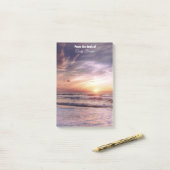 'Sunrise'モノグラムの Post-Itメモ ポストイット (デスク上)