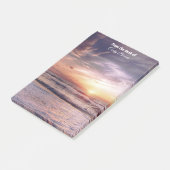 'Sunrise'モノグラムの Post-Itメモ ポストイット (アングル)