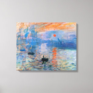 Sunrise, 1872, Claude Monet Canvas Print キャンバスプリント