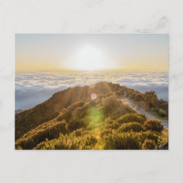 Sunrise Above the Clouds in Madeira, Pico Ruivo ポストカード