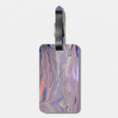 Sunrise Acrylic Pour Inspired ラゲッジタグ (裏面縦)
