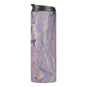 Sunrise Acrylic Pour Thermal Tumbler タンブラー (回転右)