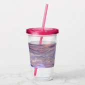 Sunrise Acrylic Pour Tumbler アクリルタンブラー (裏面)