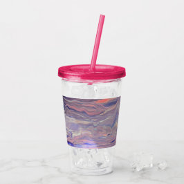 Sunrise Acrylic Pour Tumbler アクリルタンブラー