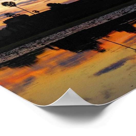 Sunrise at Angkor Wat，カンボジア – ポスター (角)