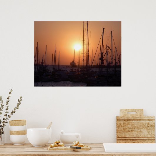 Sunrise at Crete ポスター (キッチン)