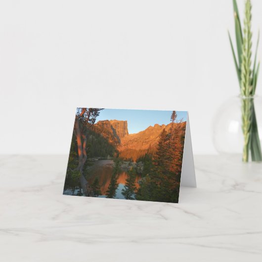 Sunrise at Dream Lake II カード (正面)