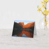 Sunrise at Dream Lake III カード (黄色い花)