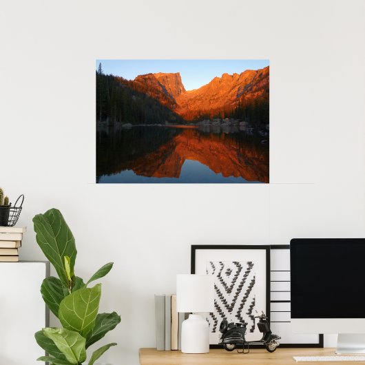 Sunrise at Dream Lake III ポスター (ホームオフィス)