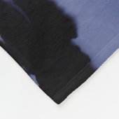 Sunrise at Mono Lake's Black Point フリースブランケット (角)