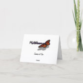 Sunrise at Sea III Ocean Horizon Seascape サンキューカード (裏面)