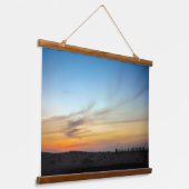 Sunrise at the Beach 吊り下げ型タペストリー (傾斜あり)