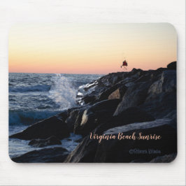 Sunrise at the Jetty – バージニアビーチ2024年7月2日 マウスパッド