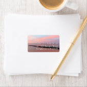 Sunrise at Waikiki Beach ラベル (インサイチュ)