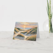 Sunrise Beach Note Card カード (正面)