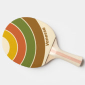 Sunrise Clover Circle Stripe with Name 卓球ラケット (横)