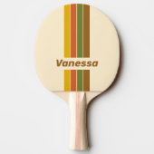 Sunrise Clover Pin Striped with Name 卓球ラケット (裏面)