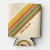 Sunrise Clover Stripes with Name 缶クーラー (正面)