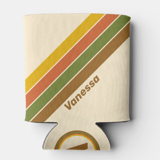 Sunrise Clover Stripes with Name 缶クーラー (裏面)