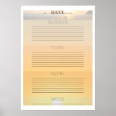 Sunrise Daily Planner ポスター (正面)