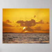 Sunrise, Documented Cays, Belize ポスター (正面)