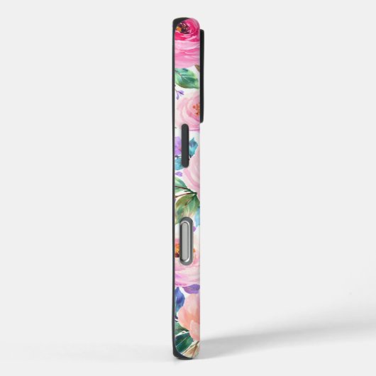 Sunrise Floral Boho Custom Name Design             Case-Mate iPhoneケース (裏面 / 右)