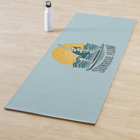 Sunrise Flow Paddleboard Yogi | Coastal Beach Blue ヨガマット (インサイチュ)
