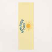 Sunrise Flow Retro Sunshine Graphic Print Vinyasa ヨガマット (正面)