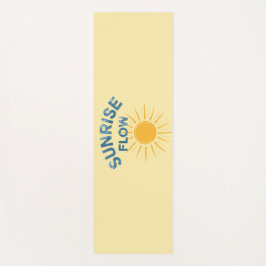 Sunrise Flow Retro Sunshine Graphic Print Vinyasa ヨガマット