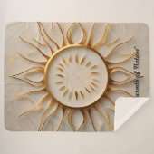 "Sunrise Glory" シェルパブランケット (正面(横))