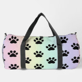 Sunrise Gradient Paw Print Pet Bag ダッフルバッグ (裏面)