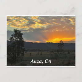 Sunrise In Anza, CAポストカード ポストカード