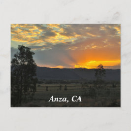 Sunrise In Anza, CAポストカード ポストカード