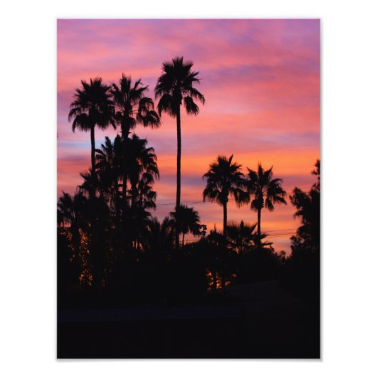 Sunrise in Gilbert, AZ フォトプリント (正面)