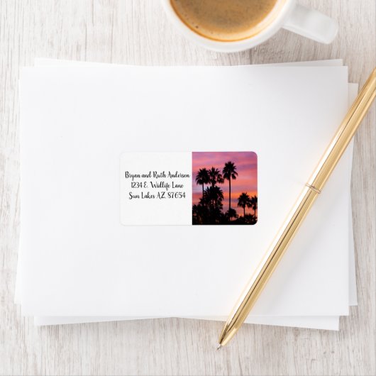 Sunrise in Gilbert, AZ ラベル (インサイチュ)