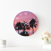 Sunrise in Gilbert, AZ ラージ壁時計 (ホーム)