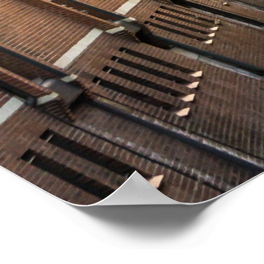 Sunrise in Hamburg ポスター (角)